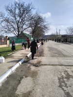 В парках Хасавюртовского района благоустроенных в рамках муниципальной программы «Формирование современной городской среды» прошли субботники.