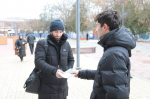 Агитационная работа с населением проводится волонтерами города Хасавюрт