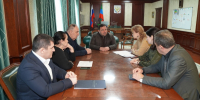 Лава Хасавюртовского района провел рабочую встречу с руководителями исполкома Дагестанского регионального отделения Партии « Единая Россия» - Газета Вести Хасавюртовского района