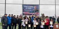 Турнир по мини футболу в честь героя России Абуталимова Темирлана, приуроченный к 80-й годовщине Победы в ВОВ 1941-1945гг. - Управление образования