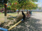 В парках сельских поселений Хасавюртовского района, благоустроенных в рамках  ФП «Формирование современной городской среды» прошли субботники