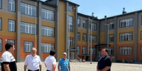 Глава Хасавюртовского района проинспектировал степень готовности новой  школы в селении Шагада - Администрация Хасавюртовского района