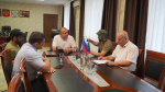 В администрации Хасавюртовского района участникам  СВО добровольцам батальона Каспий вручили Благодарность Главы МР