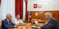 Сергей Меликов встретился с главой ДОСААФ России - Газета Вести Хасавюртовского района