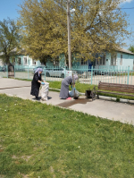 В парках  поселений Хасавюртовского района, благоустроенных в рамках  программы «Формирование современной городской среды» прошли субботники