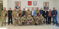В администрации Хасавюртовского района участникам СВО добровольцам батальона Каспий вручили Благодарность Главы МР - Администрация Хасавюртовского района