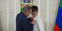 В Хасавюрте передали орден Мужества семье погибшего участника СВО Арслана Кабаева - Администрация МО г. Хасавюрт