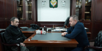 Корголи Корголиев встретился с участником специальной военной операции Заирханом Суйчхановым - Администрация МО г. Хасавюрт