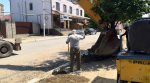 На улице Аскерханова продолжаются подготовительные работы